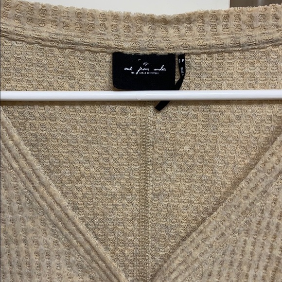 Out From Under Oversized Thermal Button-Front Top - Picture 4 of 6